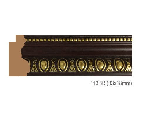 Thanh khung, phào (nẹp) làm khung tranh, khung hình mã 113BR