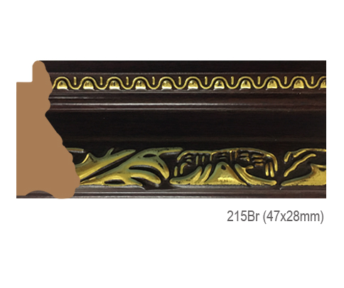 Thanh khung, phào (nẹp) làm khung tranh, khung hình mã 215BR