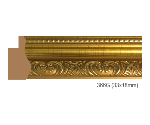 Thanh khung, phào (nẹp) làm khung tranh, khung hình mã 366G