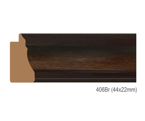 Thanh khung, phào (nẹp) làm khung tranh, khung hình mã 406BR