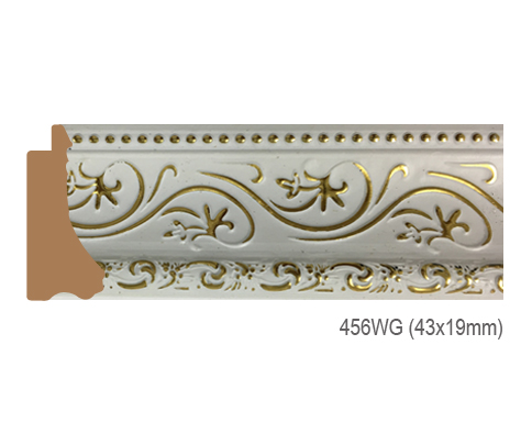 Thanh khung, phào (nẹp) làm khung tranh, khung hình mã 456WG