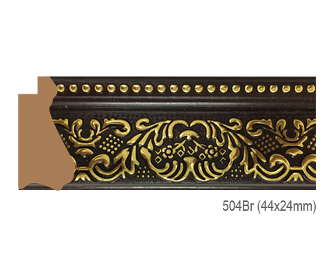 Thanh khung, phào (nẹp) làm khung tranh, khung hình mã 504BR