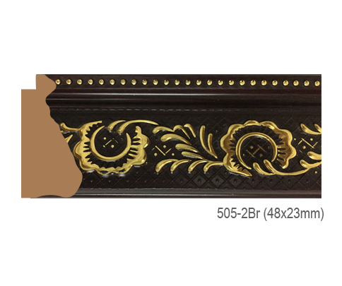 Thanh khung, phào (nẹp) làm khung tranh, khung hình mã 505-2BR