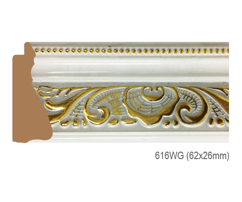 Thanh khung, phào (nẹp) làm khung tranh, khung hình mã 616WG