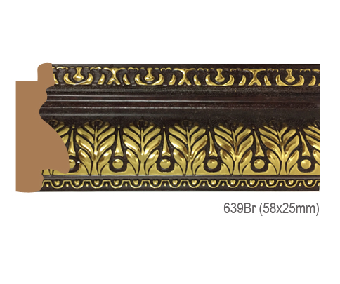 Thanh khung, phào (nẹp) làm khung tranh, khung hình mã 639BR