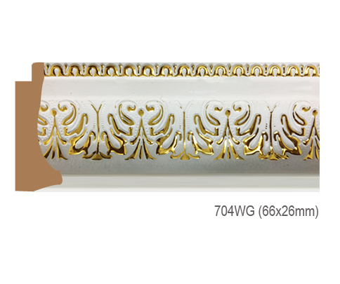 Thanh khung, phào (nẹp) làm khung tranh, khung hình mã 704WG