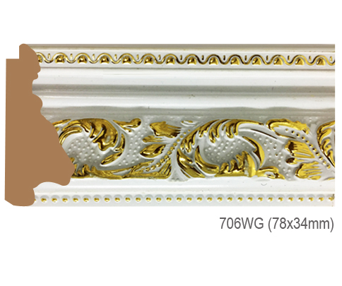 Thanh khung, phào (nẹp) làm khung tranh, khung hình mã 706WG