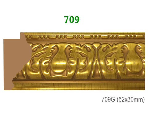 Thanh khung, phào (nẹp) làm khung tranh, khung hình mã 709G