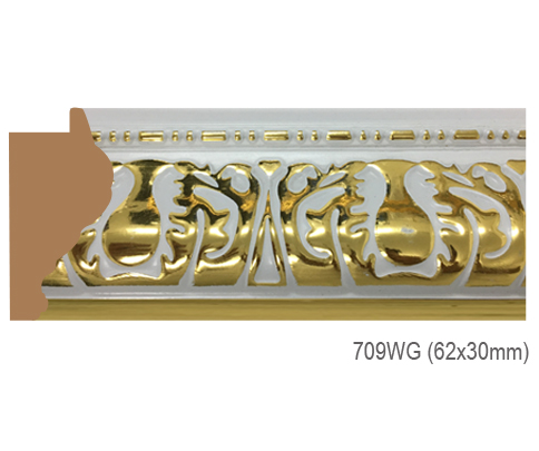 Thanh khung, phào (nẹp) làm khung tranh, khung hình mã 709WG