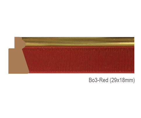Thanh khung, phào (nẹp) làm khung tranh, khung hình mã BO3RED